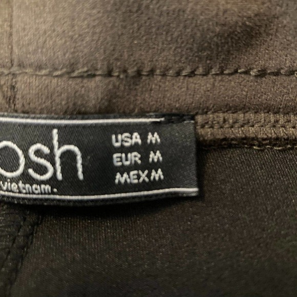 Stoosh Pants Womens Sz M Brown Microsuede Pull On Leggings Stretch High Rise‎ - Picture 6 of 11